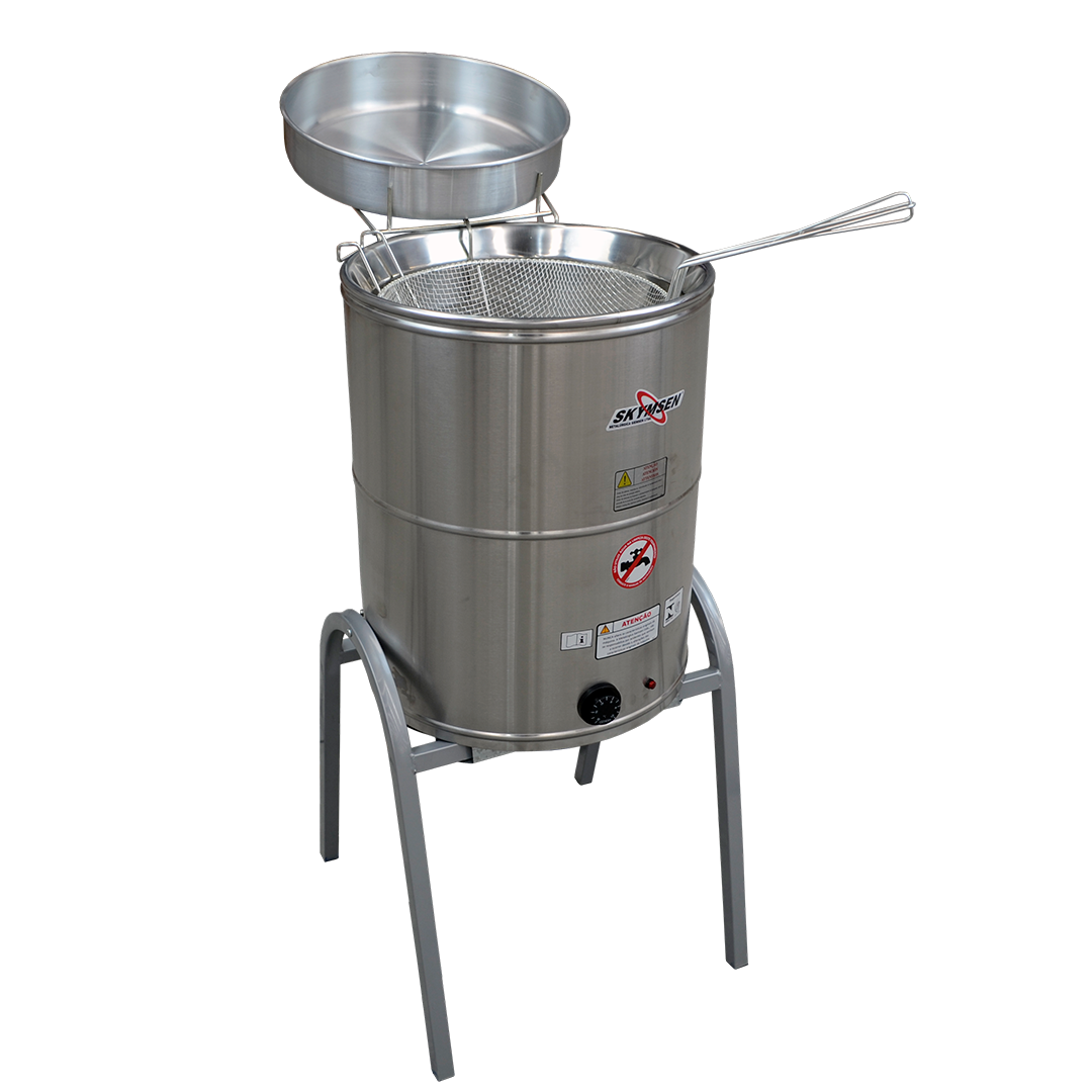 FREIDORA ELEC.18lt/ACEITE 24lt INOX FSC 5000W