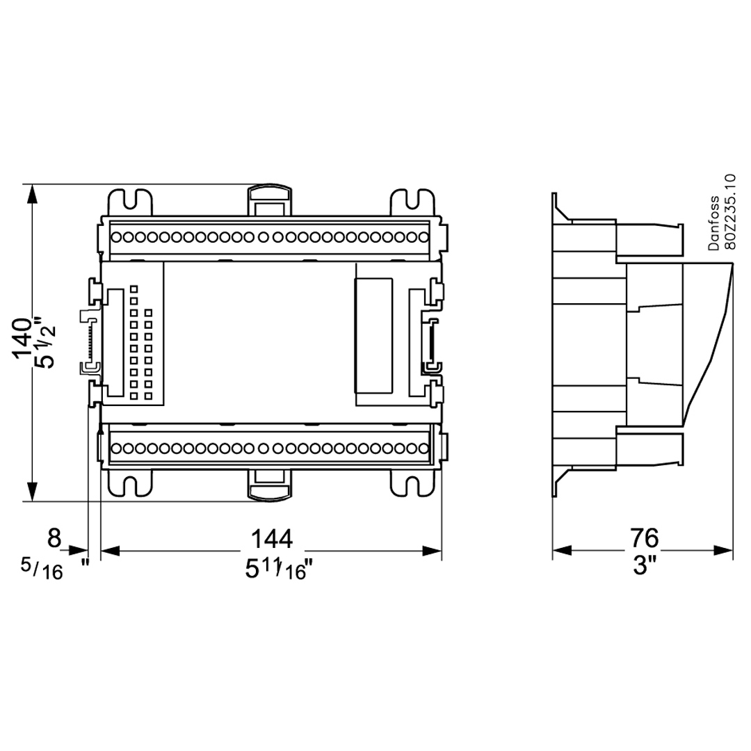 CONTROLADOR AK-XM205B DANFOSS - Imagen 3