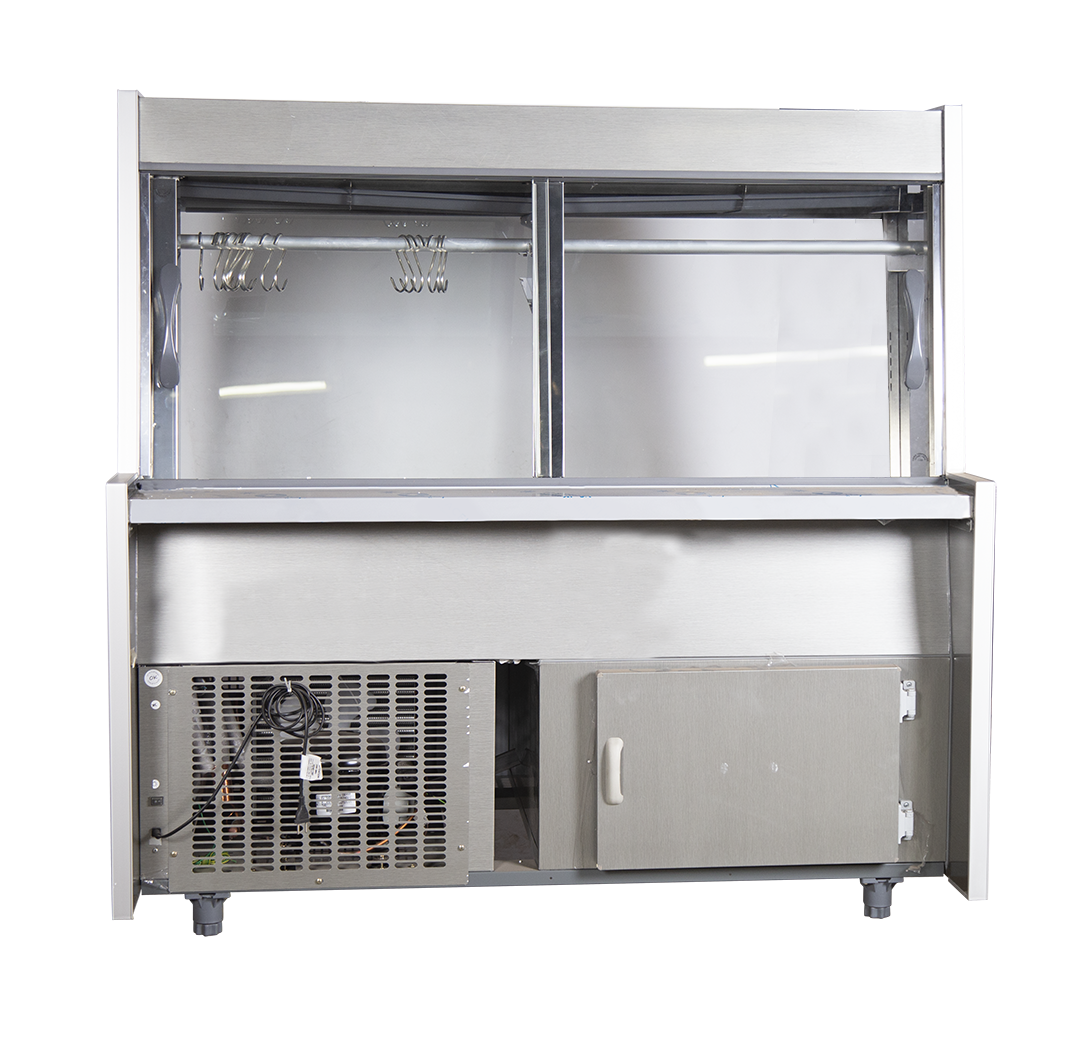 EXHIBIDORA CARNICERA 1.5MTS CON DEPOSITO LUXURY - Imagen 7