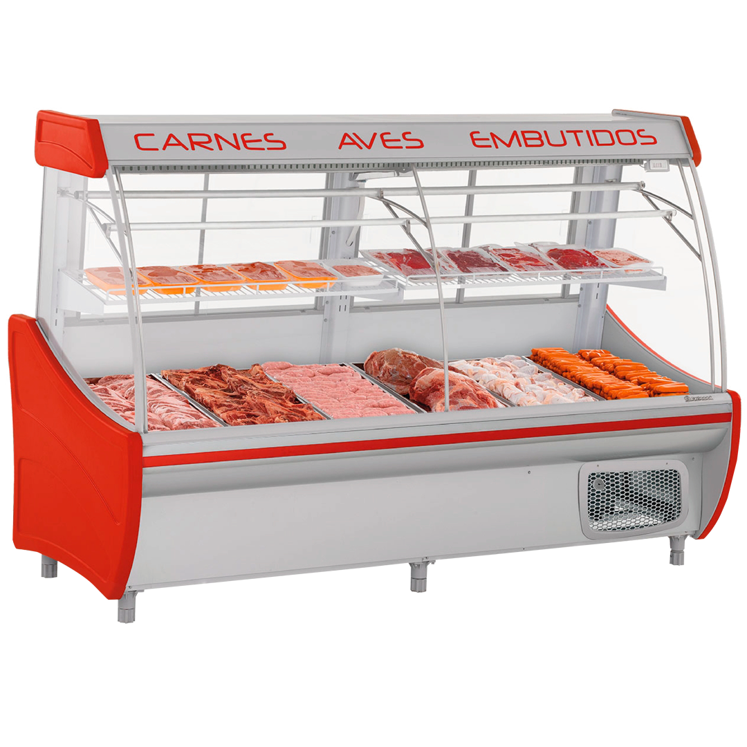 EXHIBIDOR DE VIDRIO CURVO LUXURY