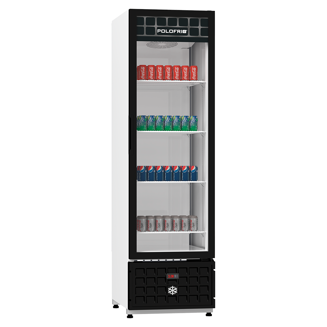 EXHIBIDOR VERTICAL 370 L. CON EVAPORADOR - Imagen 2